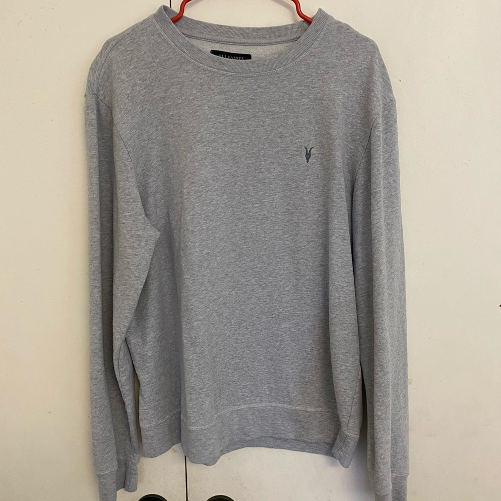 All Saints grey sweater (Large)
